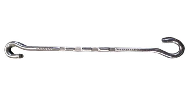 Jhula set stainless steel heavy bottom kada 12mm