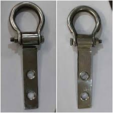 Jhula bering kada stainless steel with fastener sewing 100x10mm