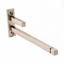 F glass bracket stainless steel 6" 8mm 1 pair